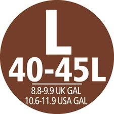 AFVALZAK MET TREKBANDSLUITING 'PERFECTFIT' L, 40-45 LITER (1 (AFVALZAK 45 LITER, 10 STUKS/ROL)